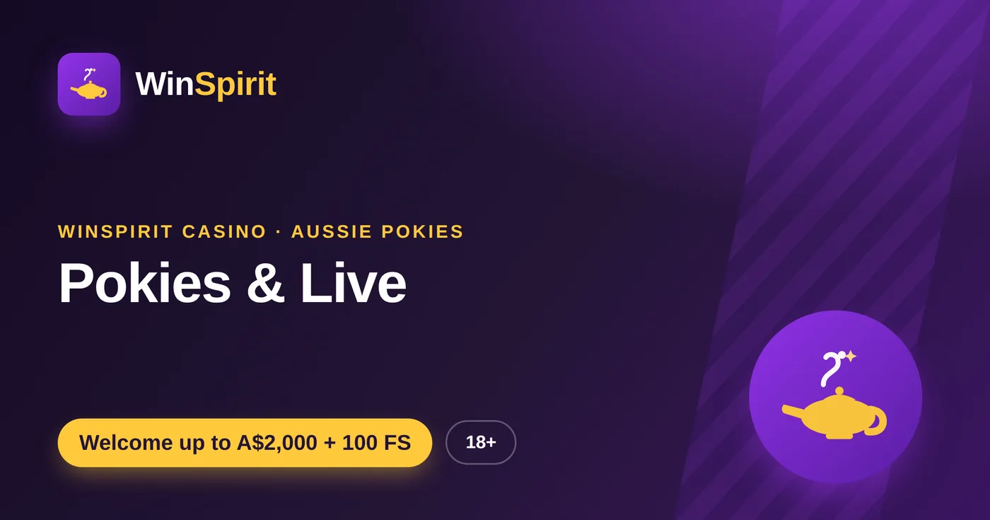 WinSpirit Casino pokies and live